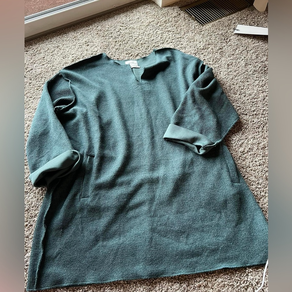 Green Long Sleeve Dress